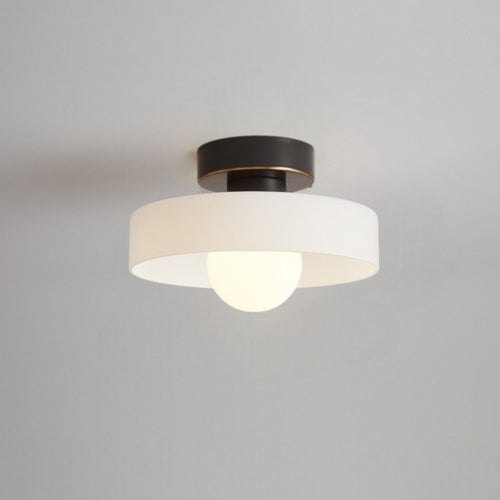 Bauhaus plafondlamp met geometrisch ontwerp voor slaapkamer en modern interieur. 0